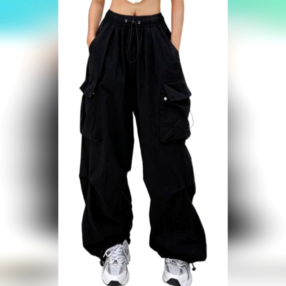 Black Cargo Pants